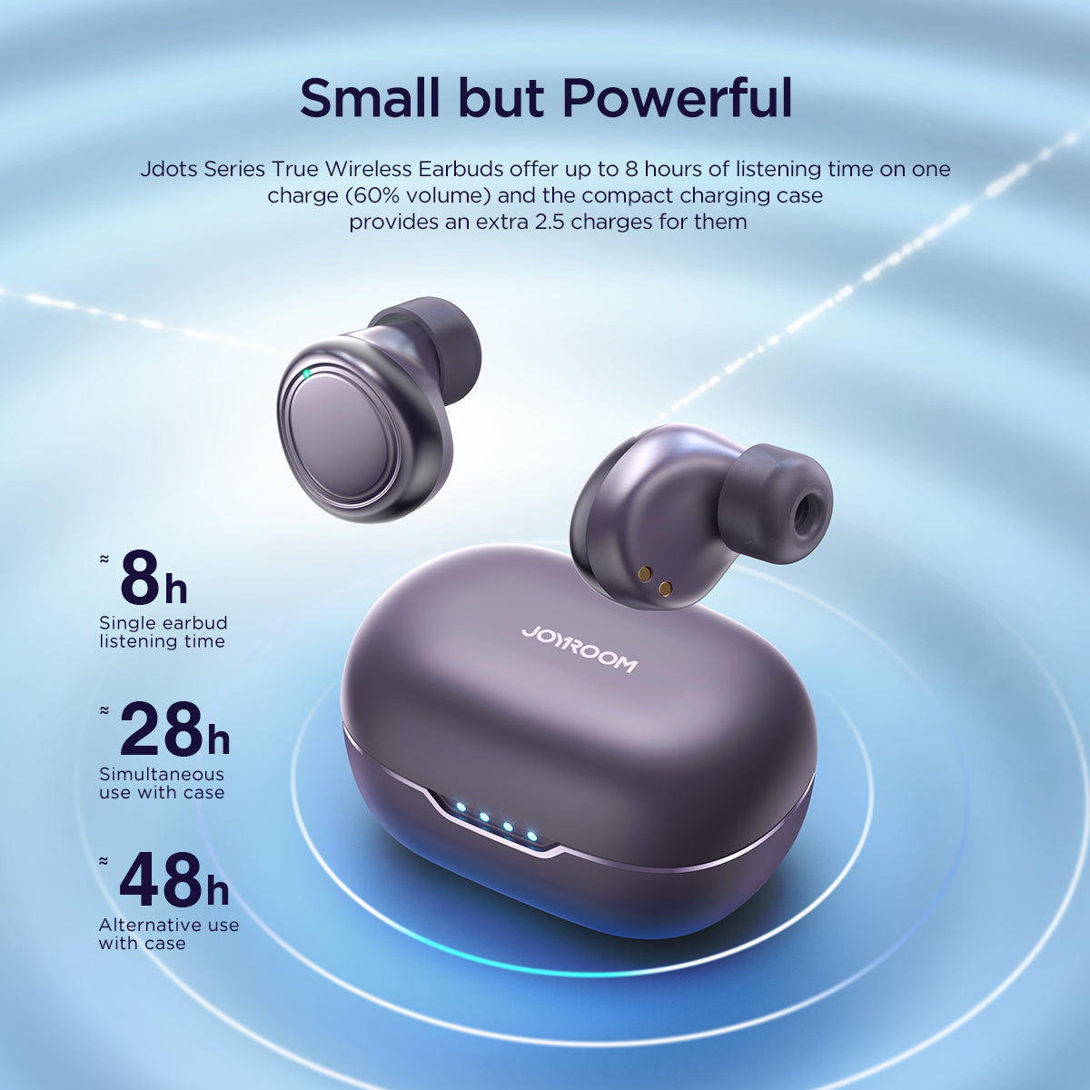 JOYROOM DB1 TWS Øretelefoner In-Ear Bluetooth-hovedtelefoner Mini trådløst headset med opladningsetui JOYROOM DB1 TWS Øretelefoner In-Ear Bluetooth-hovedtelefoner Mini trådløst headset med opladningsetui